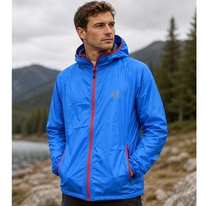 First Ascent Lightweight Jacket Hooded Eddie Bauer Windbreaker
